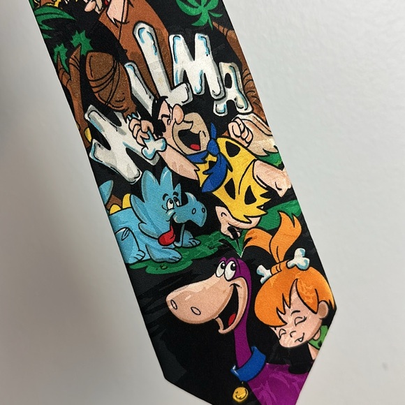 Vintage 1993 The Flintstones Neck Tie - Picture 5 of 8